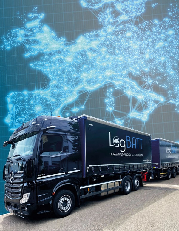Avfallshanterings- och återvinningslogistik för litiumjonbatterier av LogBATT